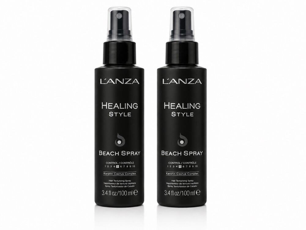 2 PACK Lanza Healing Style Beach Spray 3.4oz/ 100ml